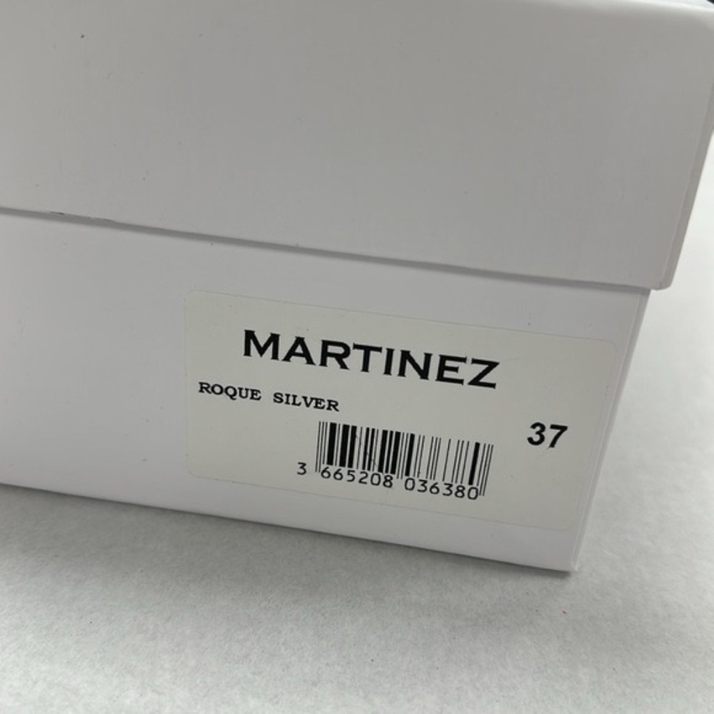 Martinez Black and Silver Sandals Sz 7 - Picture 5 of 5